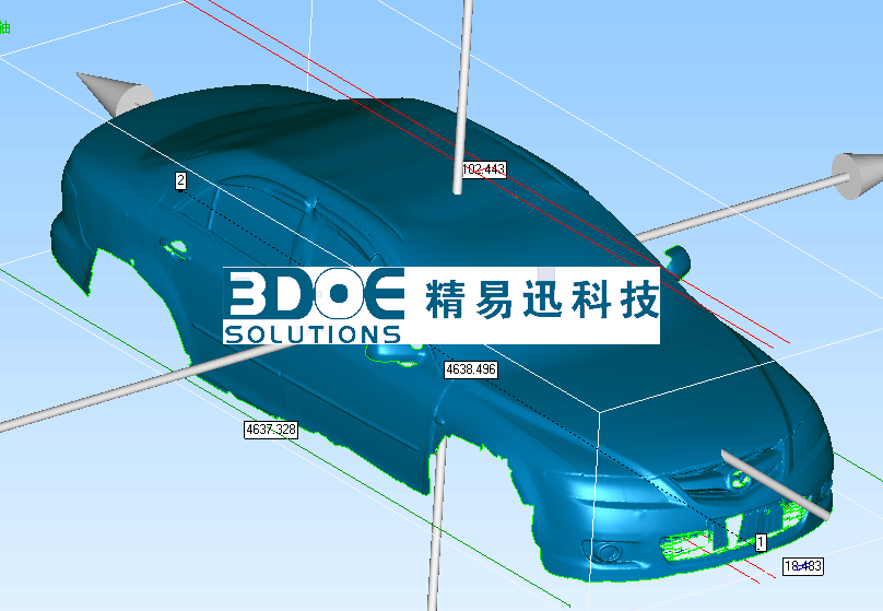 汽車(chē)整車(chē)/大尺寸物體三維掃描解決方案